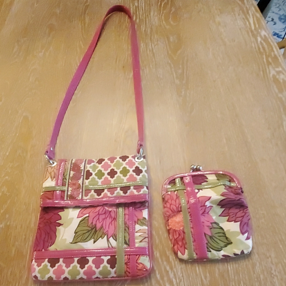 Vera Bradley Crossbody Bag and Wallet